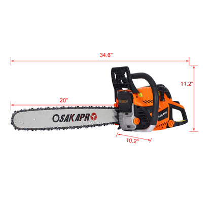 Chainsaw 20inch, 52cc Gasoline Chain Saw for Trees, Wood Cutting 2-cycle EPA Compliant Tools Giga Tools Giga https://www.cyberehub.com
