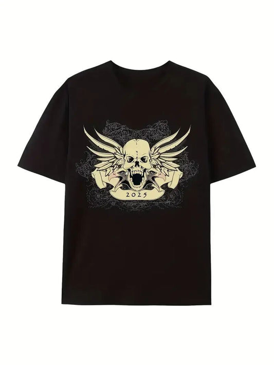 Women's Graphic T-Shirt - Stylish Black Printed Short Sleeve Top Apparel/Shirt/Graphic Cj Graphic Shirt SNULLO Yodel SNULLO https://www.cyberehub.com
