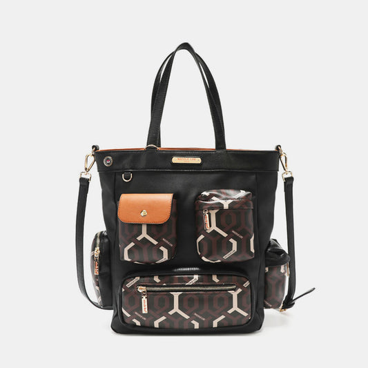 Nicole Lee USA Geometric Pattern Tote Bag Bag Bag Nicole Lee USA Ship from USA Women Trendsi https://www.cyberehub.com