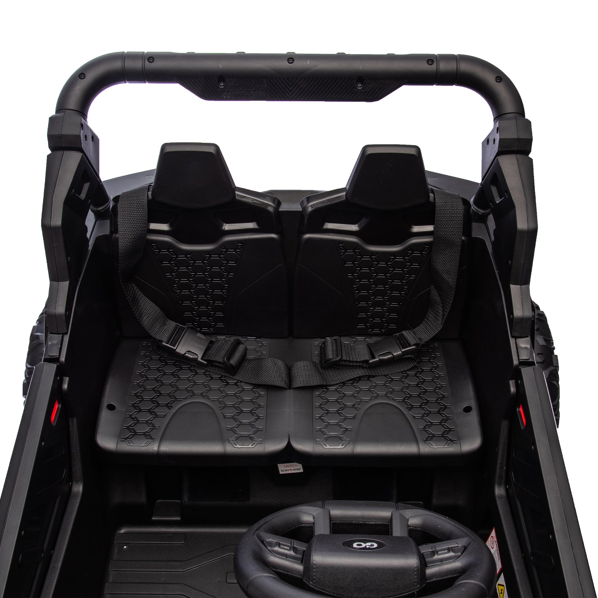 24V Two-Seater Kids Ride On UTV W/Parents Remote Control,Four-Wheel Suspension,Slow Start,Large wheel design,Anti-collision bar,Storage space,Music,USB,Bluetooth,Volume control,LED lights for Kids 3+. Giga Kids Toys Giga https://www.cyberehub.com