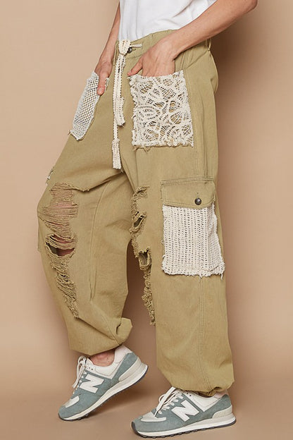 POL Crochet Patch Distressed Washed Jeans Apparel Apparel POL Ship from USA TikTok Trendsi Trendsi https://www.cyberehub.com