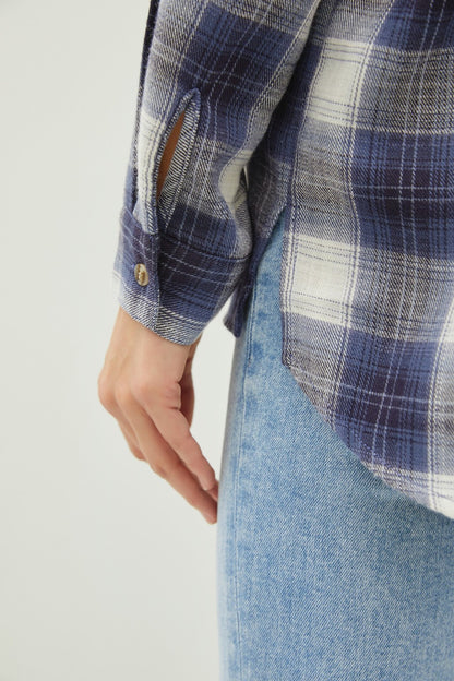 Be Cool Plaid Flannel Button Down Shirt with Chest Pocket Apparel/Tops BE COOL Ship from USA TikTok Tops Trendsi USPS Walmart Walmart Apparel Trendsi https://www.cyberehub.com