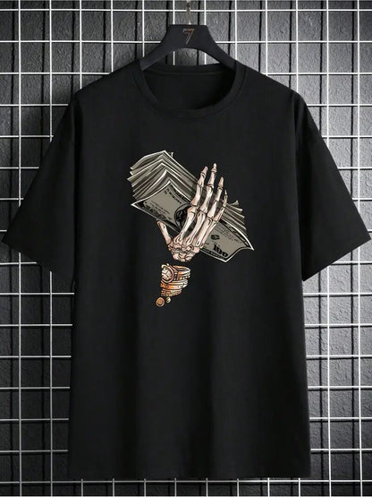 Men's Printed Short-sleeved T-shirt Apparel/Shirt/Graphic Shirt SNULLO https://www.cyberehub.com