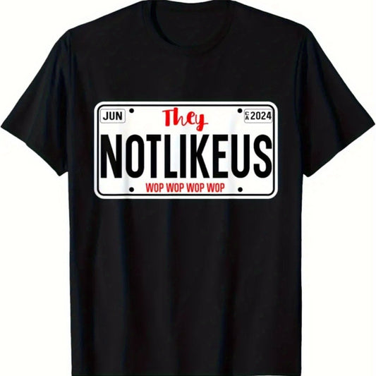 Extra Large Men's Letter Pattern Printed T-shirt - Soft Round Neck, Comfortable Fit, Slightly Elastic Knitted Fabric, Suitable For Casual Summer T-shirt Apparel/Shirt/Graphic Shirt SNULLO https://www.cyberehub.com
