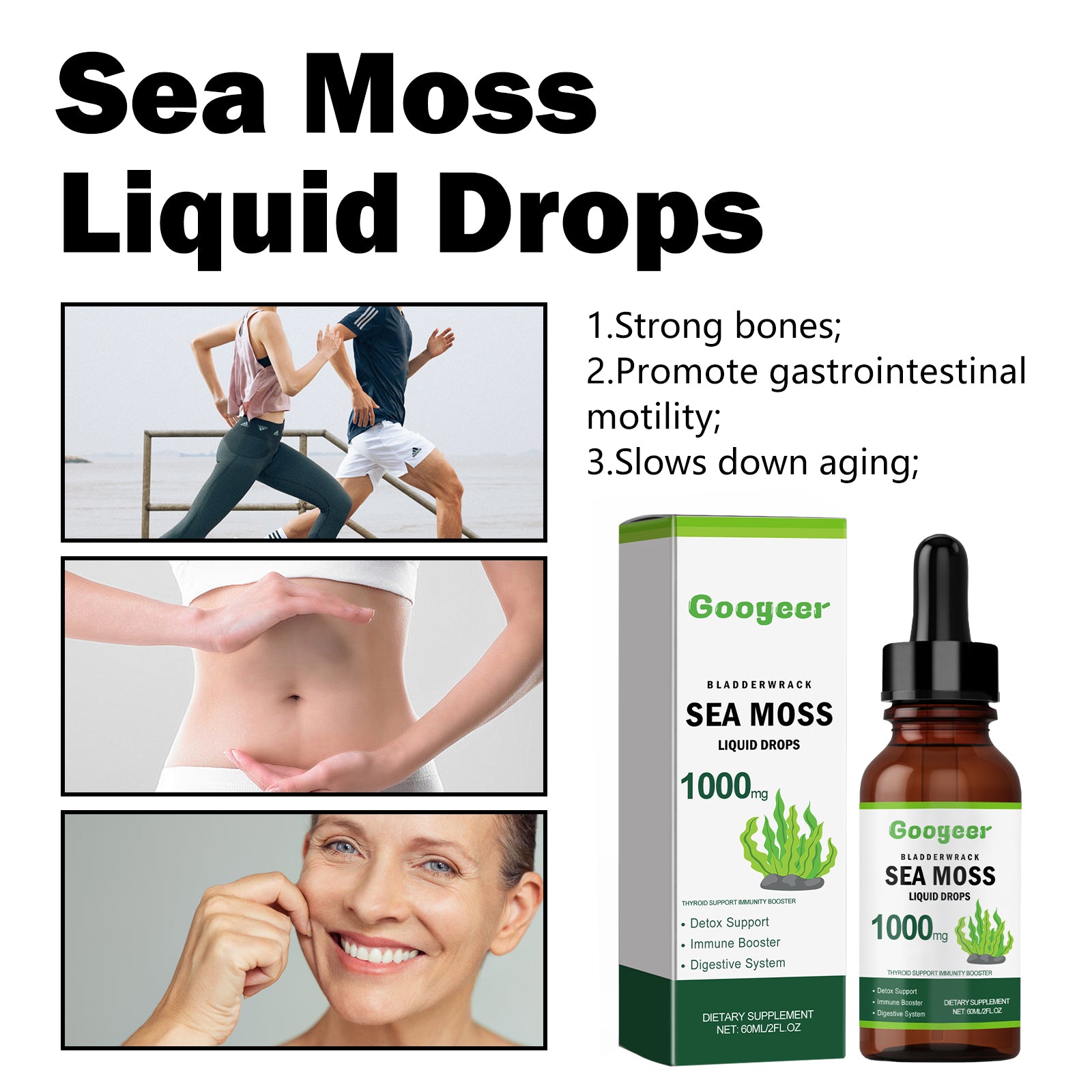 Sea Moss Liquid Drops, Alleviate Physical Fatigue Unwell Improve Skin Elasticity And Bust Firming Skin Health Eprolo https://www.cyberehub.com