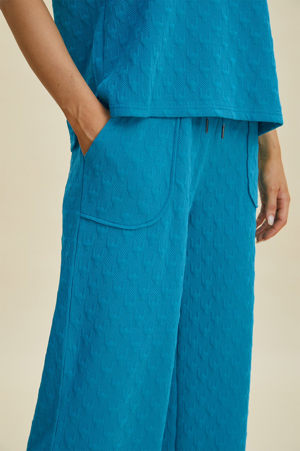 Double Take Full Size Texture Drawstring Short Sleeve Hoodie and Pocketed Pants Set Tops/Jackets/Sweaters Clothing Tops Double Take Ship from USA TikTok Trendsi USPS Walmart Trendsi https://www.cyberehub.com