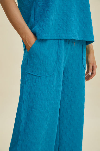 Double Take Full Size Texture Drawstring Short Sleeve Hoodie and Pocketed Pants Set Tops/Jackets/Sweaters Clothing Tops Double Take Ship from USA TikTok Trendsi USPS Walmart Trendsi https://www.cyberehub.com