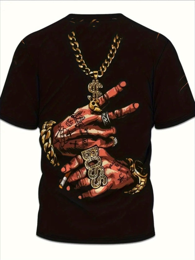Printed Short Sleeves Black Apparel/Shirt/Graphic Shirt SNULLO https://www.cyberehub.com