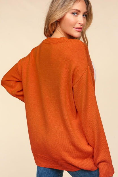 Haptics Full Size Metallic Glitter Embroidery Sweater Tops/Jackets/Sweaters Clothing Tops Haptics Ship from USA TikTok Trendsi USPS Walmart Trendsi https://www.cyberehub.com