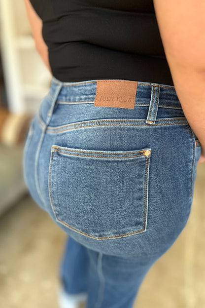 Judy Blue Full Size High Waist Front Seam Detail Straight Jeans Bottoms Bottoms Clothing Judy Blue Ship from USA Women Trendsi https://www.cyberehub.com