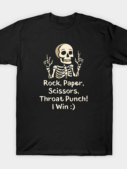 Throat Punched T-shirt, Novelty Clothing, Short Sleeves, Daily Wear And Vacation Style Shirts Apparel/Shirt/Graphic Shirt SNULLO https://www.cyberehub.com