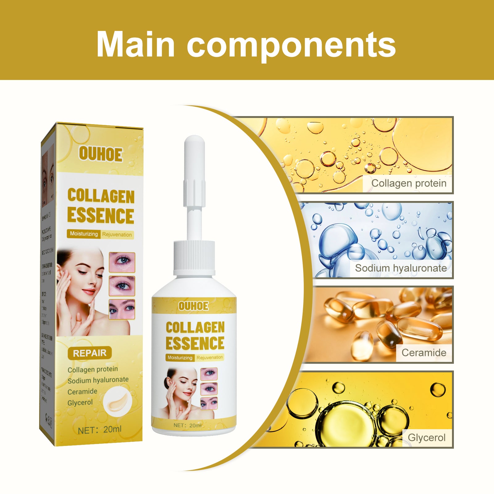 Collagen Essence, Shrinks Pores Hydrates Anti-Aging And Firming Skin Essence Health Eprolo https://www.cyberehub.com