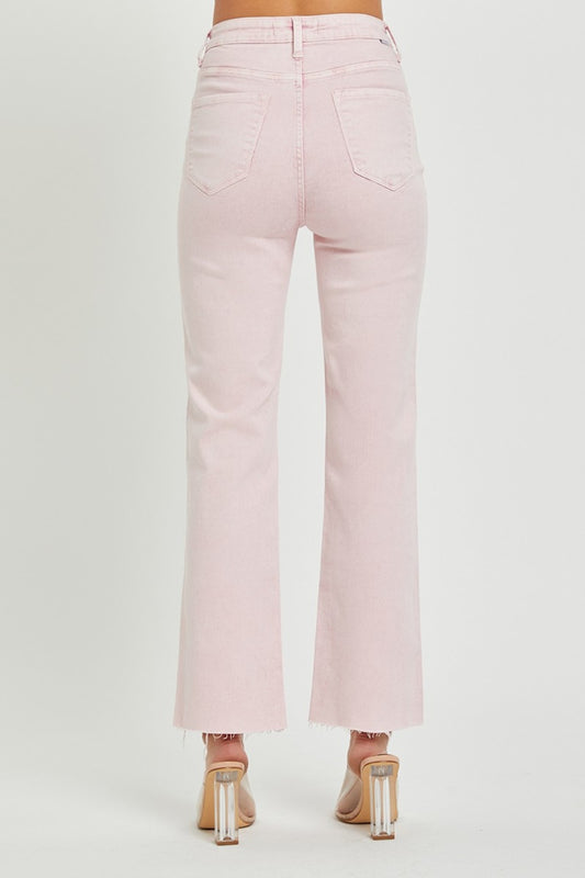 RISEN Full Size High Rise Tummy Control Straight Jeans Bottoms Bottoms Clothing Pants RISEN Ship from USA Women Trendsi https://www.cyberehub.com