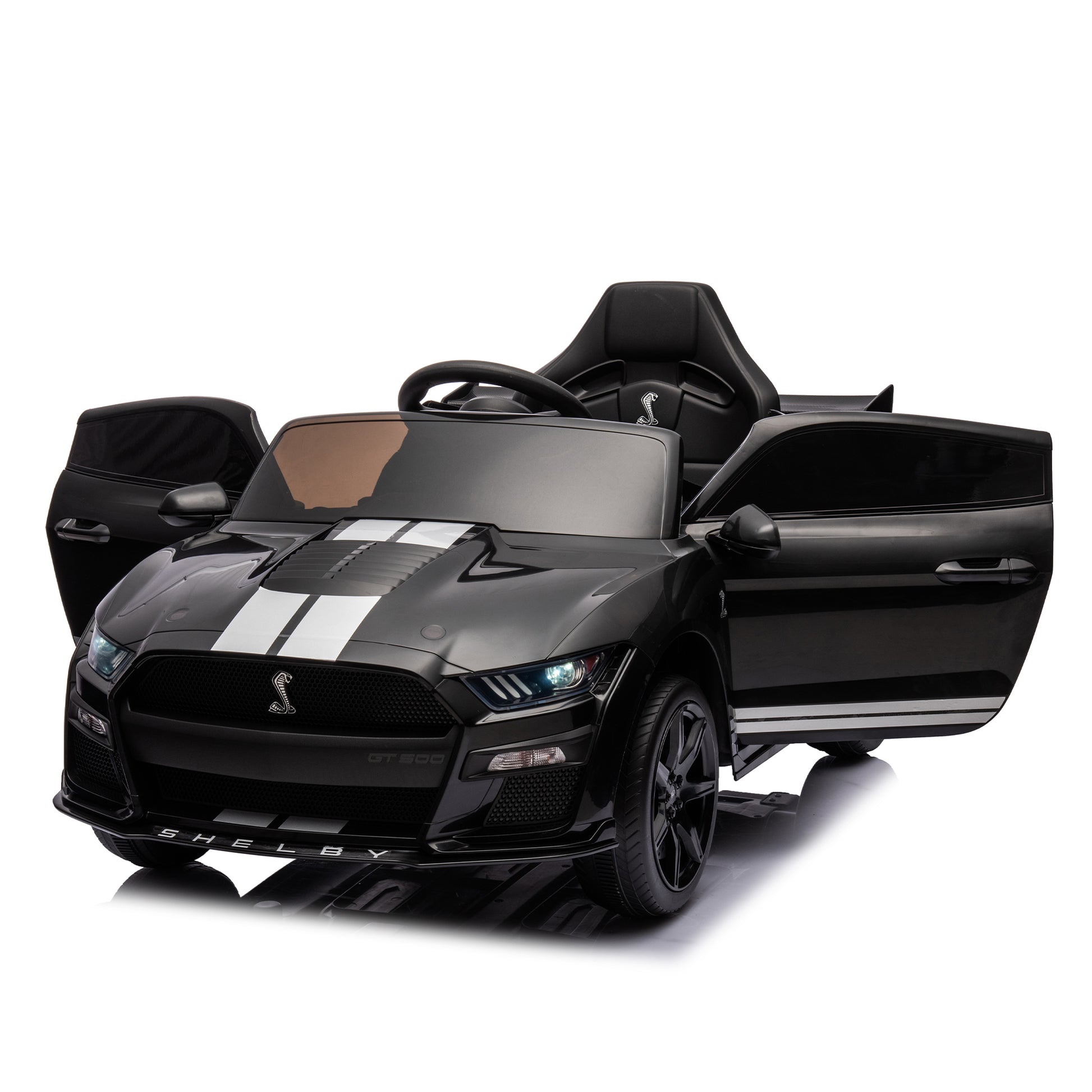 12V Ford Mustang Shelby GT500 ride on car with Remote Control 3 Speeds, Electric Vehicle Toy for Kid Toy Giga GNJ Kids Toys Walmart Giga https://www.cyberehub.com