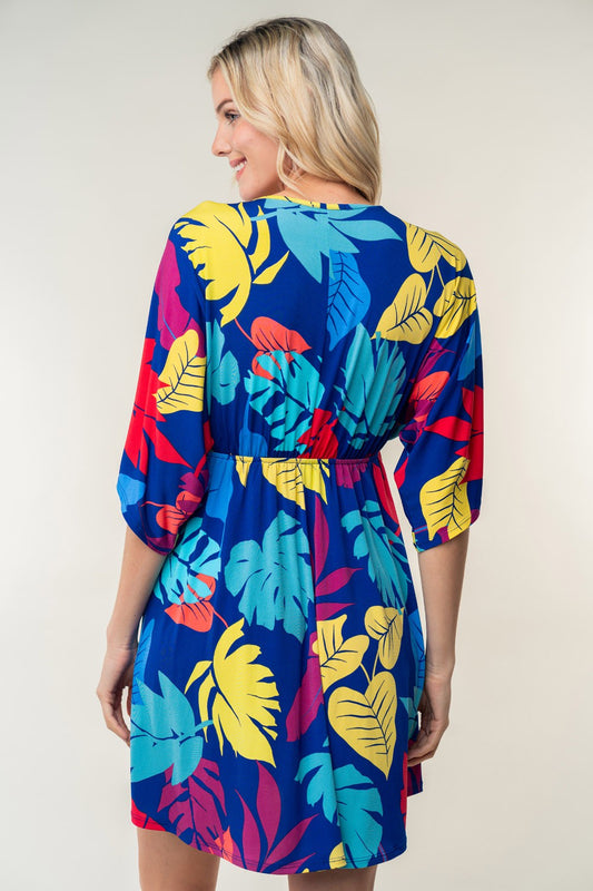 White Birch Full Size Printed V-Neck Mini Dress Apparel/Dress Dress Ship from USA TikTok Trendsi USPS Walmart Walmart Apparel White Birch Trendsi https://www.cyberehub.com