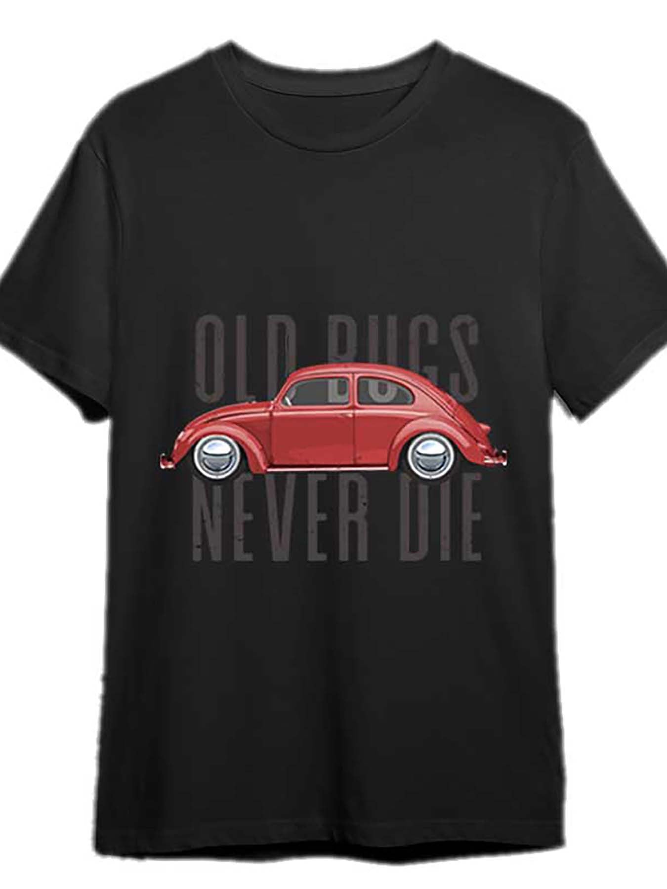 Classic Bug Never Dies Beetle T-shirt Fun Men's Short Sleeve Pattern T-shirt Series Apparel/Shirt/Graphic Shirt SNULLO https://www.cyberehub.com