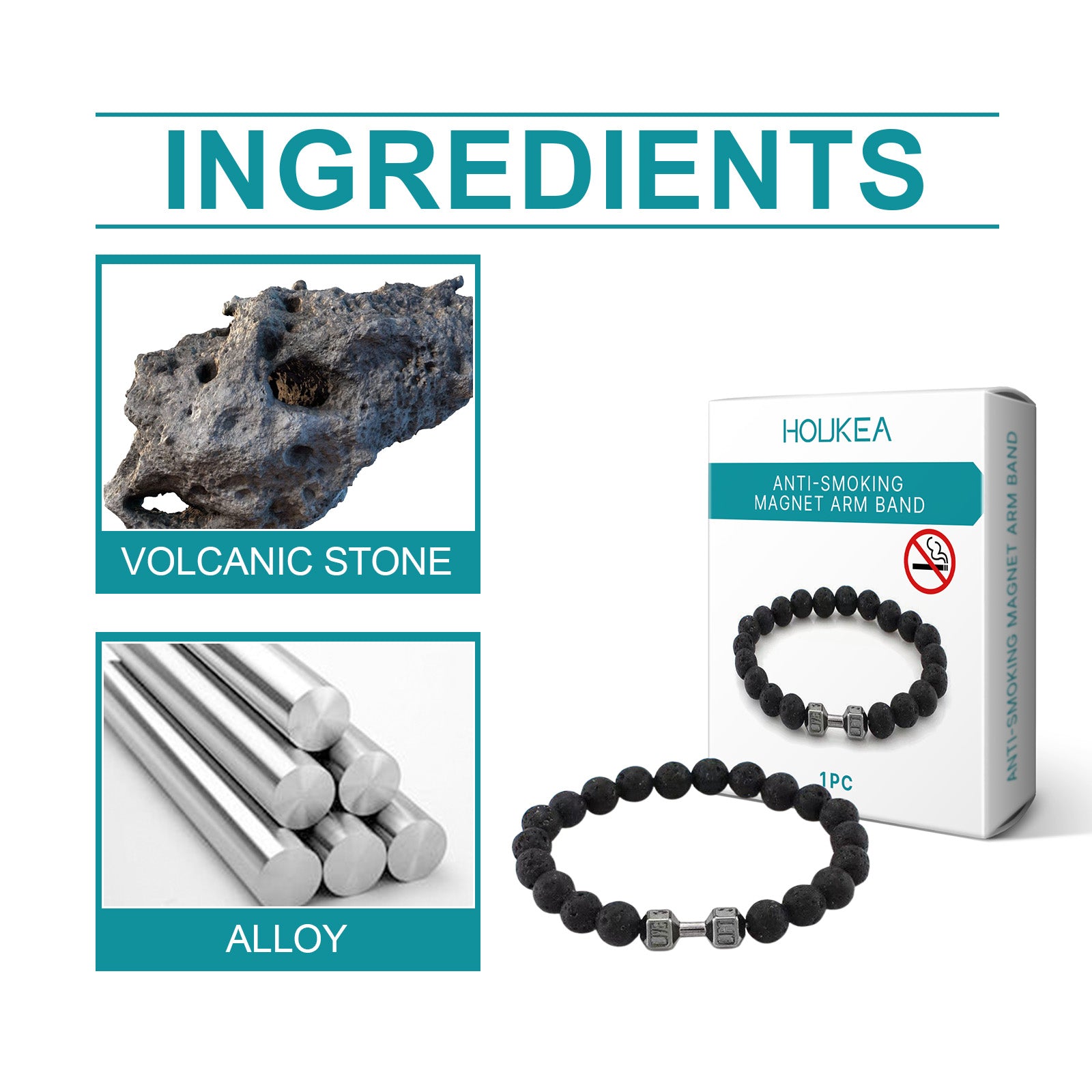 Volcanic Stone Bracelet Men's Bracelet Fashion Pieces Designed With Natural Ingredients Everyday Wear Bracelet HOLJKEA eprolo https://www.cyberehub.com