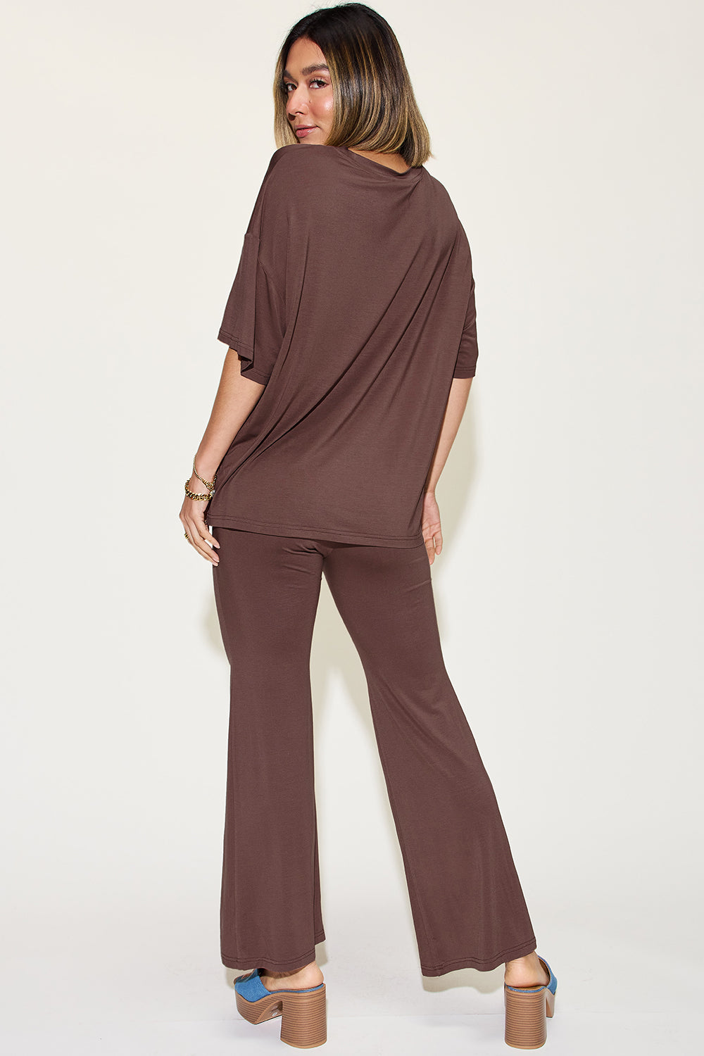 Basic Bae Full Size Bamboo Drop Shoulder T-Shirt and Flare Pants Set Apparel/Tops Basic Bae Ship from USA TikTok Tops Trendsi USPS Walmart Walmart Apparel Trendsi https://www.cyberehub.com