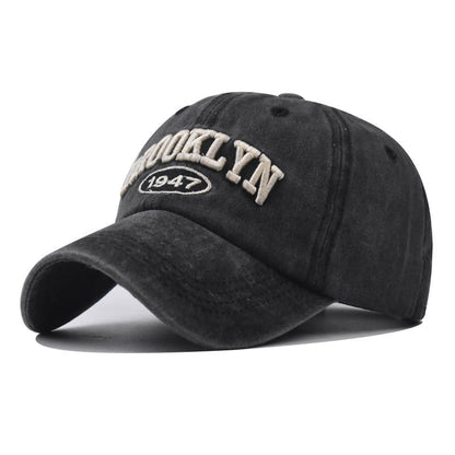Men's And Women's Street Dance Personalized Cotton Embroidered Baseball Hat Brooklyn Black Adjustable Apparel/Hat CJ Hat Ship From China CJ https://www.cyberehub.com