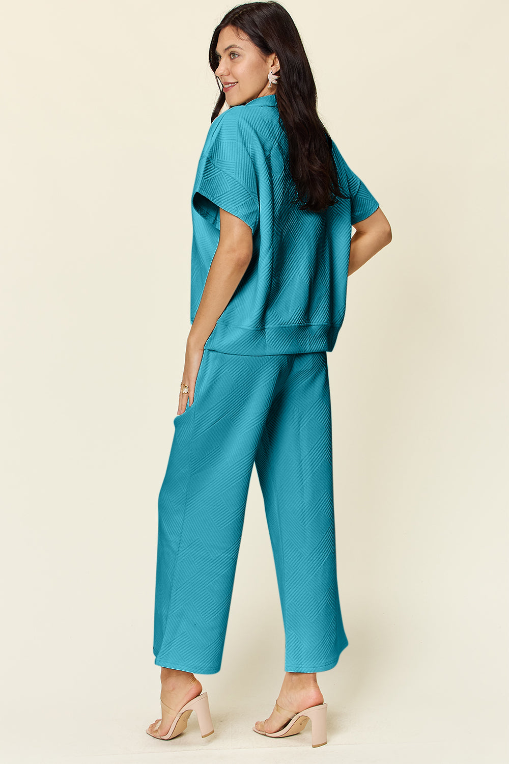 Double Take Full Size Texture Half Zip Short Sleeve Top and Pants Set Apparel/Tops Double Take Ship from USA TikTok Tops Trendsi USPS Walmart Walmart Apparel Trendsi https://www.cyberehub.com
