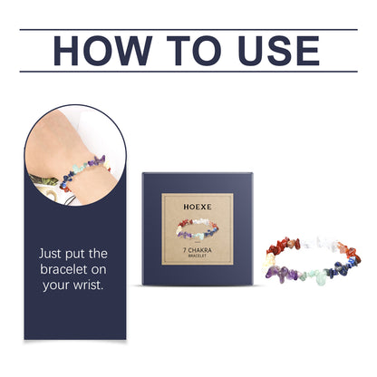 Seven-Color Bracelet Seven-Color Simple Jewelry Stone Bead Wheel Yoga Beaded Bracelet HOEXE eprolo https://www.cyberehub.com