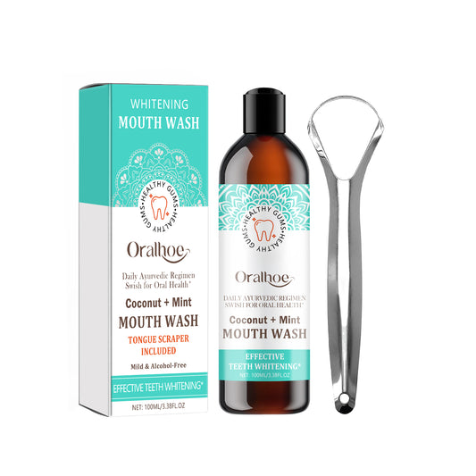 Coconut Mint Mouth Wash, Whitening Teeth Yellow Teeth Stains Tongue Coating Clean Fresh Breath Oral Care default title Health & Beauty Health Eprolo https://www.cyberehub.com