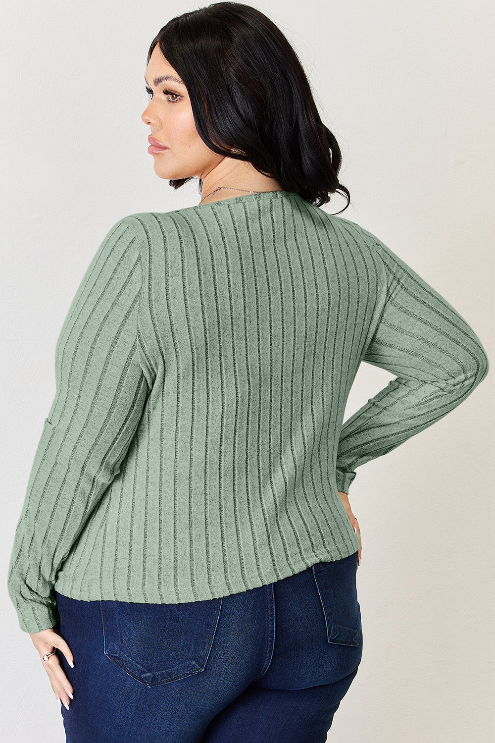 Basic Bae Full Size Ribbed Long Sleeve T-Shirt Apparel/Tops Basic Bae Ship from USA TikTok Tops Trendsi USPS Walmart Walmart Apparel Trendsi https://www.cyberehub.com
