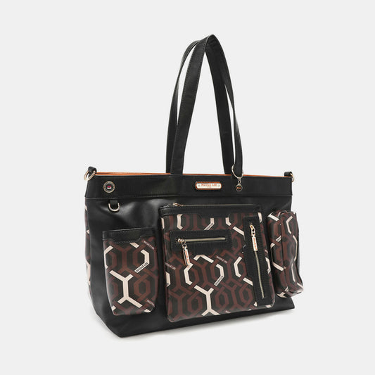 Nicole Lee USA Geometric Pattern Large Handbag Bag Bag Nicole Lee USA Ship from USA Women Trendsi https://www.cyberehub.com