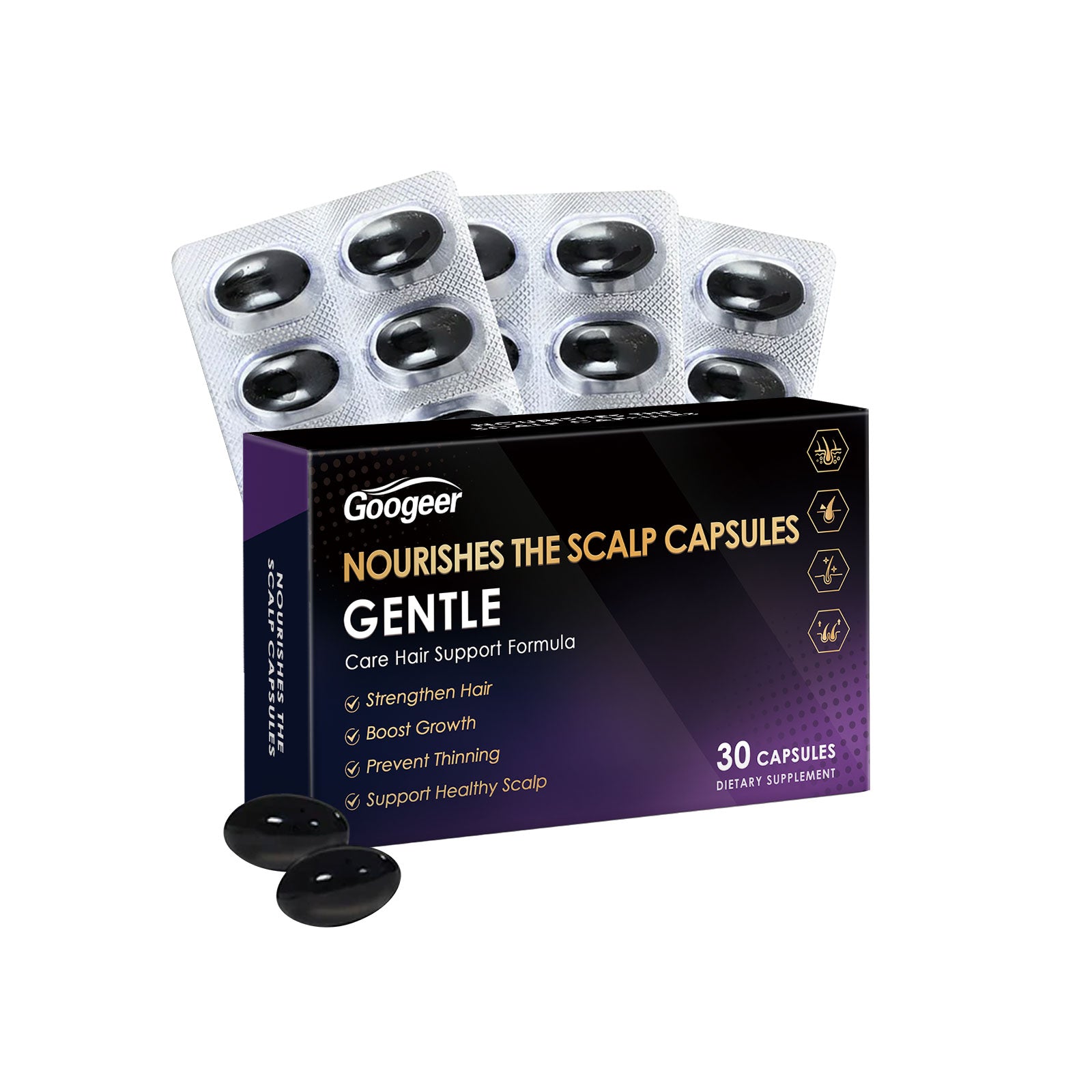 Googeer Nourishing Scalp Growth Supplement Capsule Hair Treatment default title Supplements Eprolo https://www.cyberehub.com