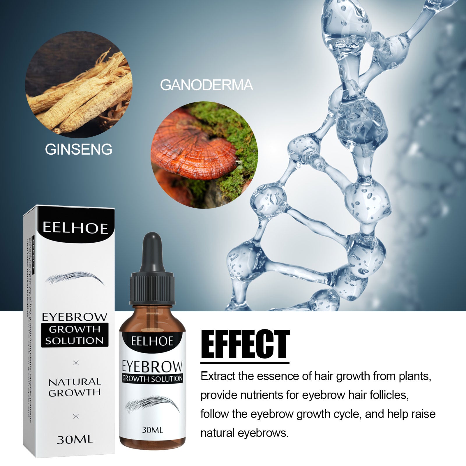 Eyebrow Liquid Dark Thick Natural Oil Eyebrow Repair Mild Moisturizing Treatment Health Eprolo https://www.cyberehub.com