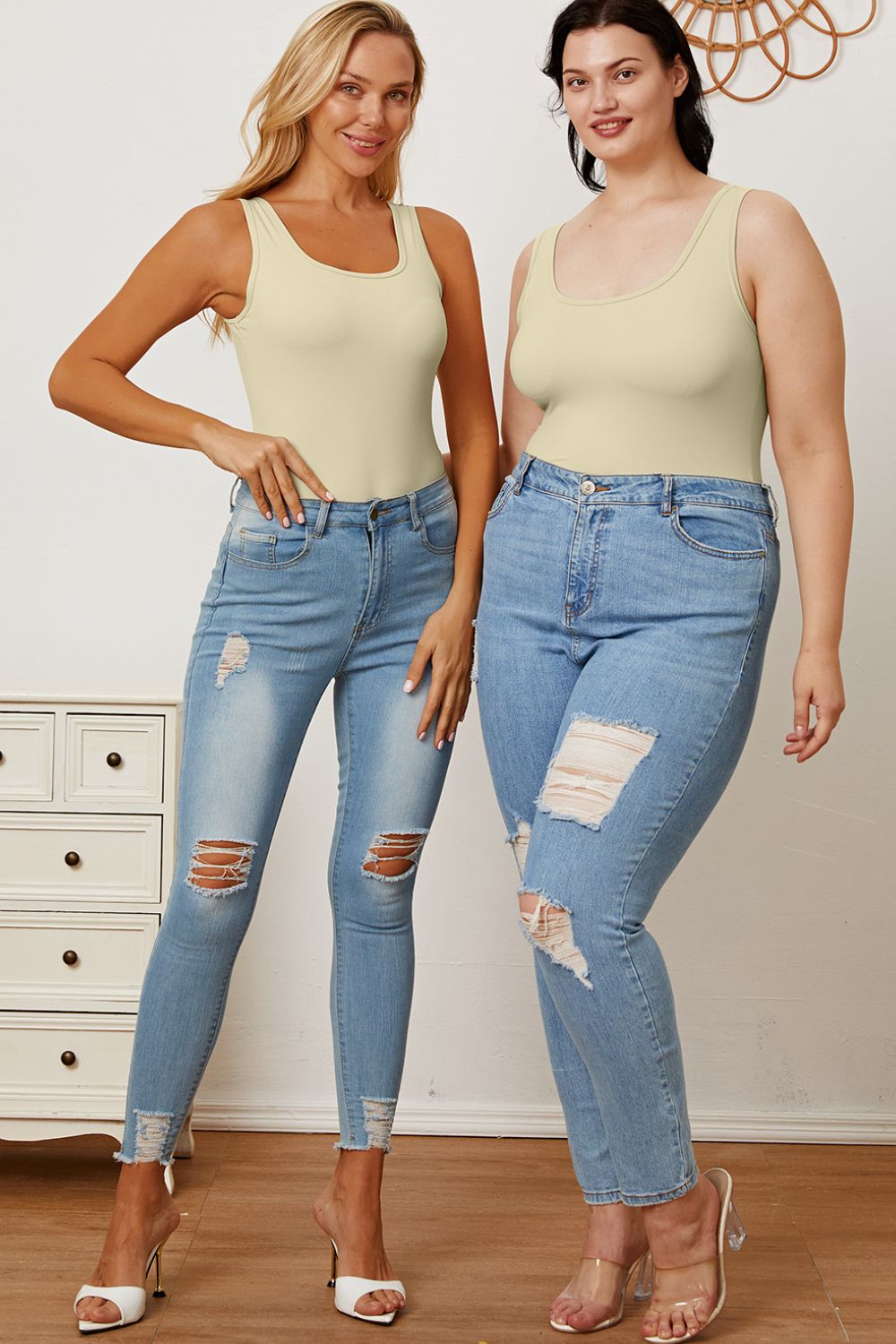 Basic Bae Full Size Square Neck Sleeveless Bodysuit Apparel/Tops Basic Bae Outlets 2.20-3.30 Ship from USA TikTok Tops Trendsi USPS Walmart Walmart Apparel Trendsi https://www.cyberehub.com
