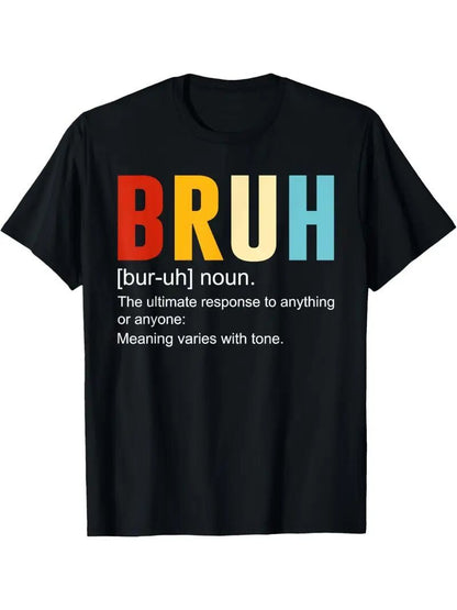 Men's Printed Short-sleeved T-shirt Black Apparel/Shirt/Graphic Shirt SNULLO https://www.cyberehub.com