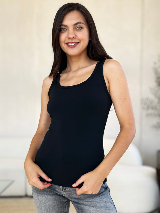 Basic Bae Full Size Square Neck Wide Strap Tank Apparel/Tops Basic Bae Ship from USA TikTok Tops Trendsi USPS Walmart Walmart Apparel Trendsi https://www.cyberehub.com