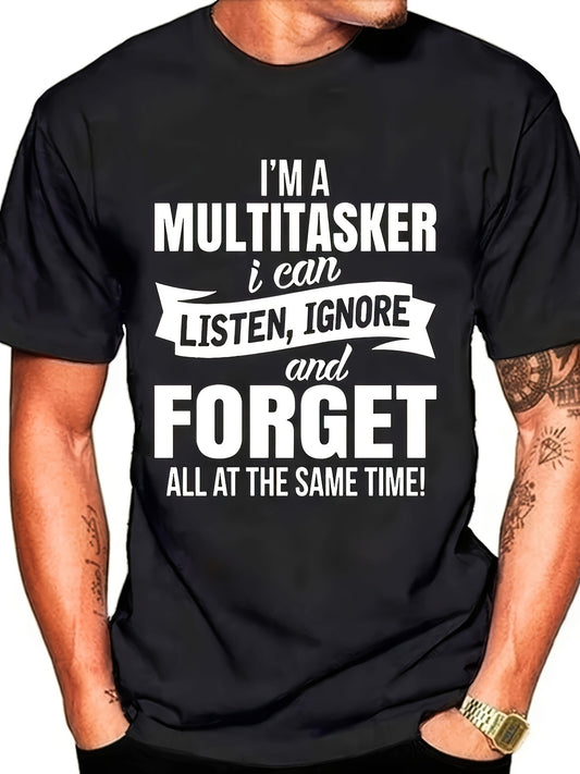 Men, I Am A Versatile Pattern T-shirt, Casual Short Sleeved Top, And A Men's Novelty T-shirt For Daily Wear In Summer Apparel/Shirt/Graphic Shirt SNULLO https://www.cyberehub.com