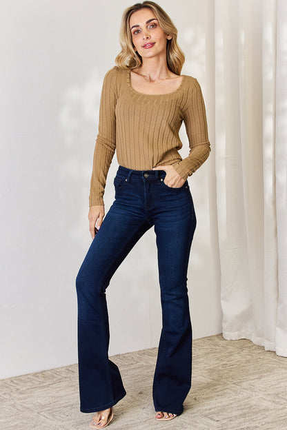 Basic Bae Full Size Ribbed Long Sleeve T-Shirt Apparel/Tops Basic Bae Ship from USA TikTok Tops Trendsi USPS Walmart Walmart Apparel Trendsi https://www.cyberehub.com