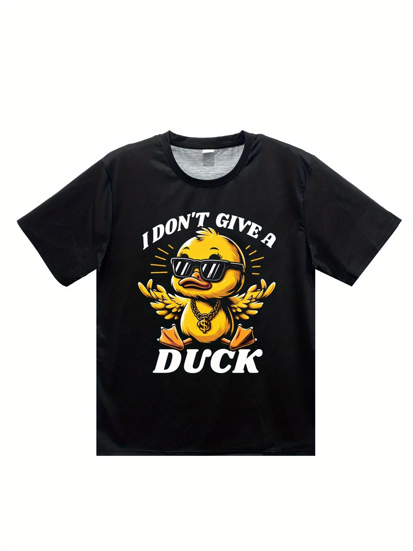 Men's' I Don't Care About Ducks 3D Printed T-shirt, Summer Casual Round Neck Short Sleeved Shirt Apparel/Shirt/Graphic Shirt SNULLO https://www.cyberehub.com