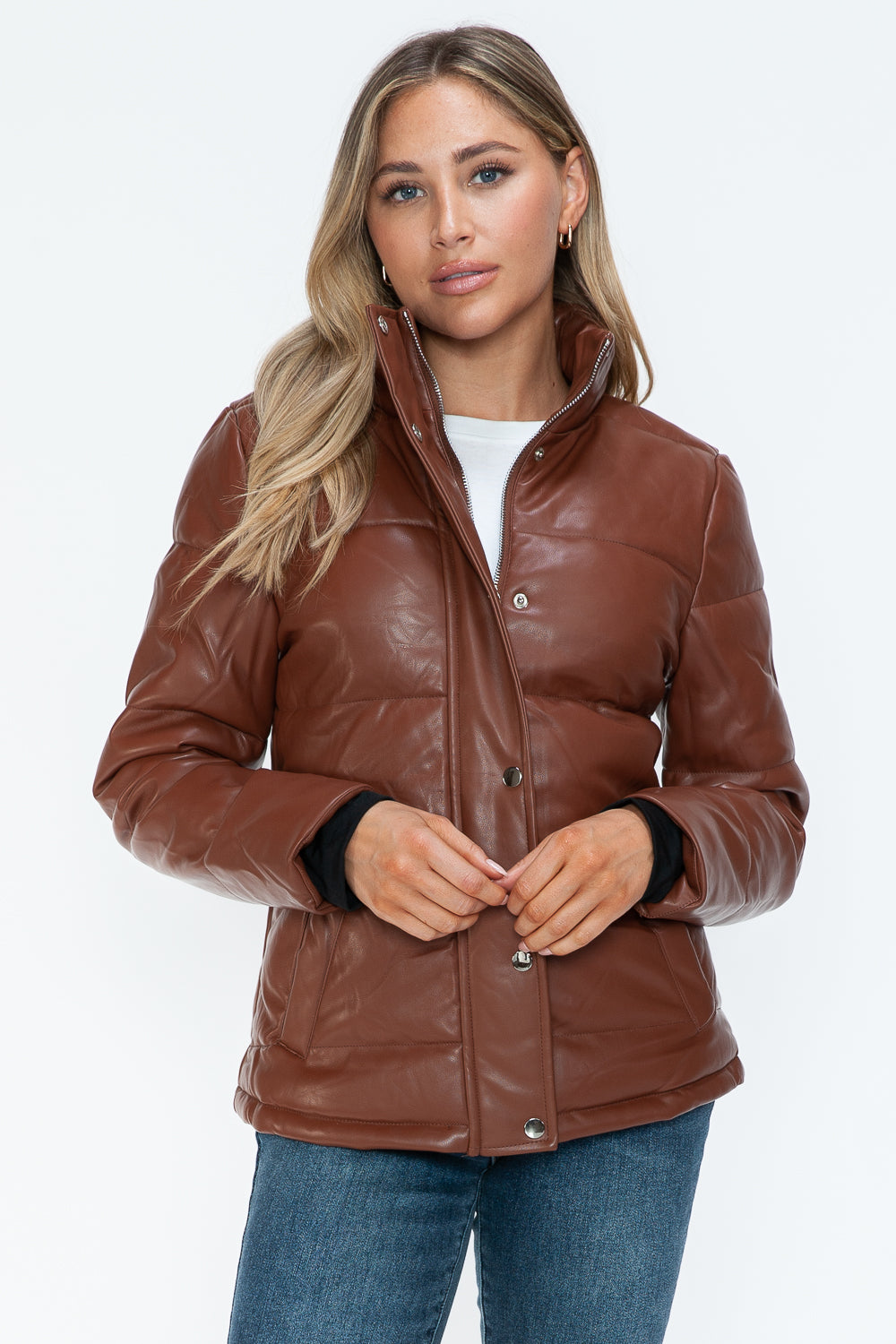 YMI Pocketed Zip Up Turtleneck Puffer Jacket Apparel Featured Ship from USA Tiktok Trendsi USA USPS Walmart YMI outerwear Trendsi https://www.cyberehub.com
