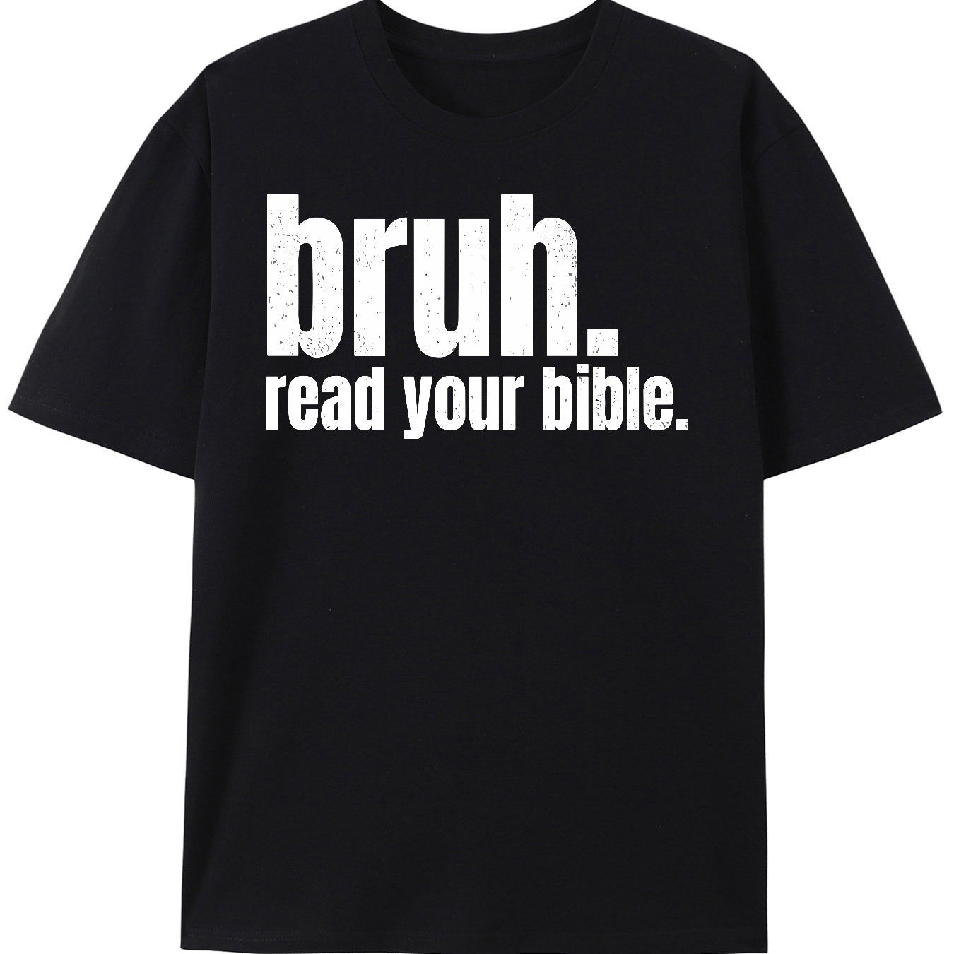Bruh Meme Reading Your Bible, God Fun, Modern Christian Church T-shirt Black Apparel/Shirt/Graphic Shirt SNULLO https://www.cyberehub.com