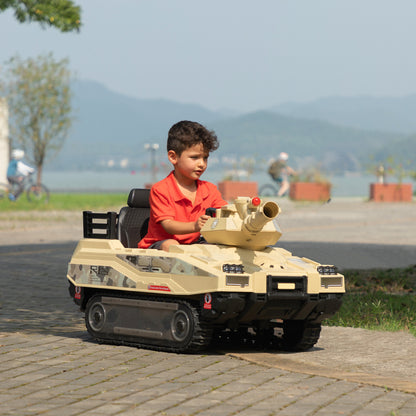 Ride On Tank 24V Thunder Tank Car with Fighting Cannon and Rotating Turret, Remote Control, Lights, Music, Military Battery Powered Truck Toy Gift for Boys Girls, 3-8 Years Old, Desert Yellow Car Giga GNJ Toys Walmart Giga https://www.cyberehub.com