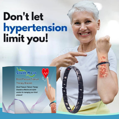 Blood Pressure Titanium Therapy Bracelet, Lightheadedness Relief Body Discomfort Capsule Body Care Bracelet SOUTH MOON eprolo https://www.cyberehub.com