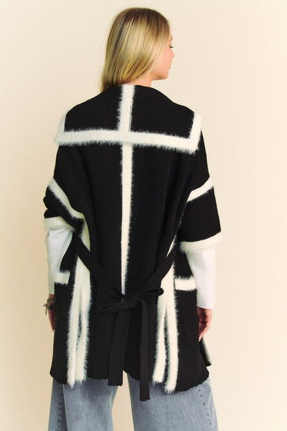 Davi & Dani Fuzzy Trim Open Front Loose Fit Cardigan Tops/Jackets/Sweaters Clothing Tops Davi & Dani Ship from USA TikTok Trendsi USPS Walmart Trendsi https://www.cyberehub.com