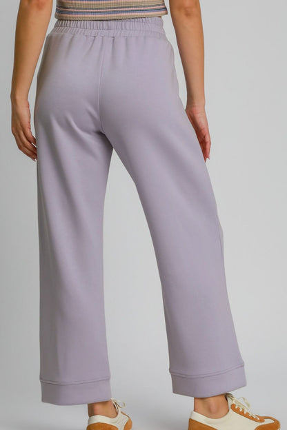 Umgee Drawstring Elastic Waist Wide Leg Pants Apparel Apparel Ship from USA TikTok Trendsi Umgee USA Trendsi https://www.cyberehub.com