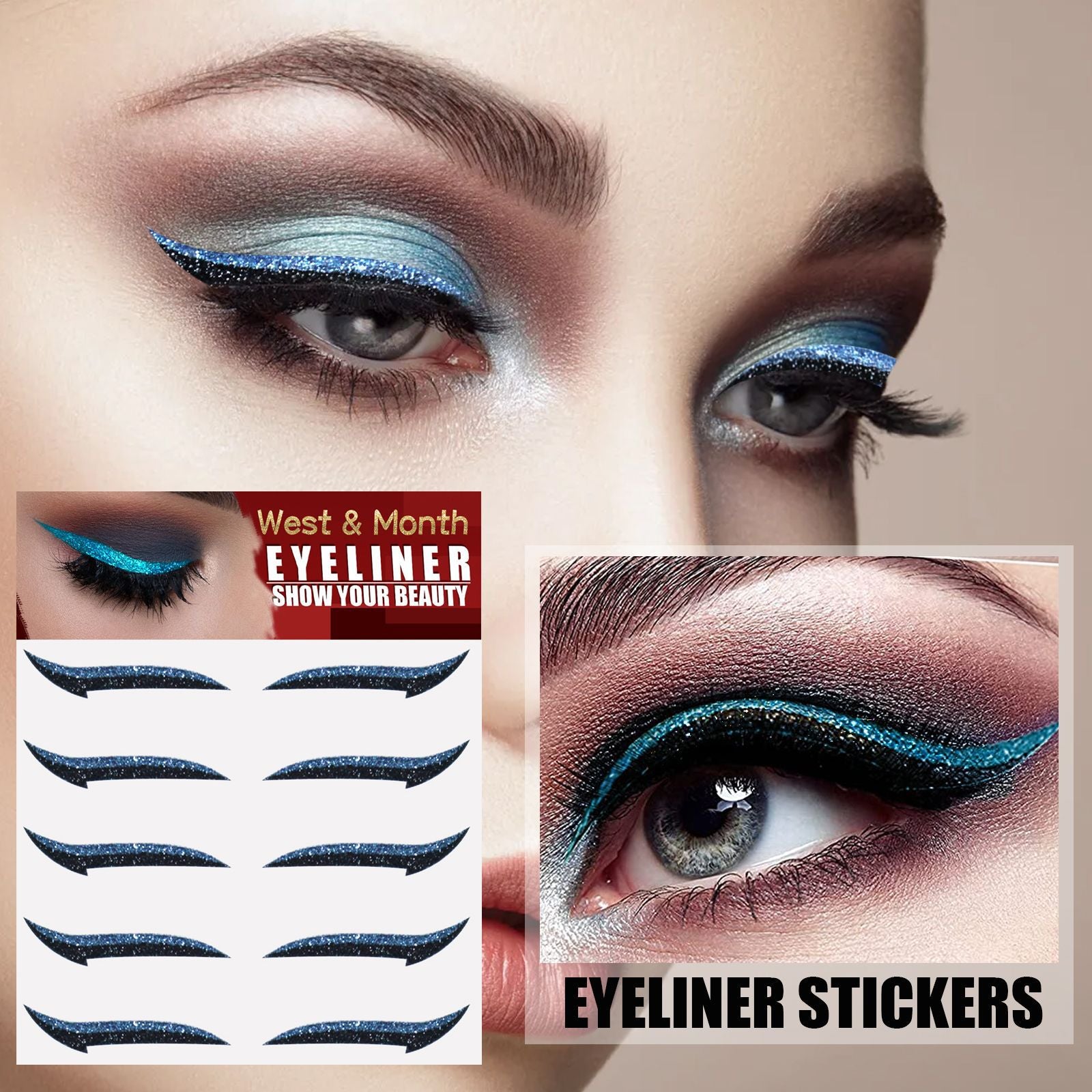 Eyeshadow Stage Makeup Eye Makeup European And American Eyeliner Self-Adhesive Double Eyelid Eye Makeup Health Eprolo https://www.cyberehub.com