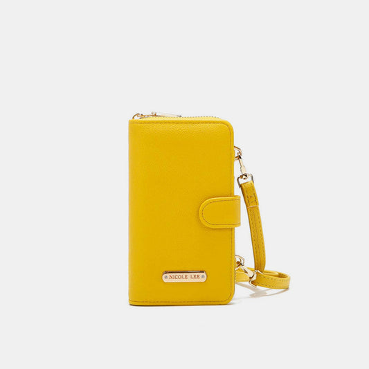 Nicole Lee USA 2 Piece Phone Case Crossbody Wallet Mustard One Size Nicole Lee USA Ship from USA TikTok USA Trendsi https://www.cyberehub.com