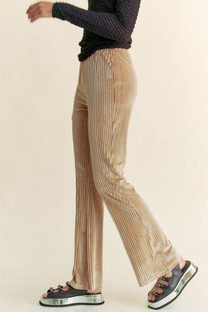 Davi & Dani Elastic Waist Knit Flare Pants Apparel Apparel Davi & Dani Ship from USA TikTok Trendsi Trendsi https://www.cyberehub.com