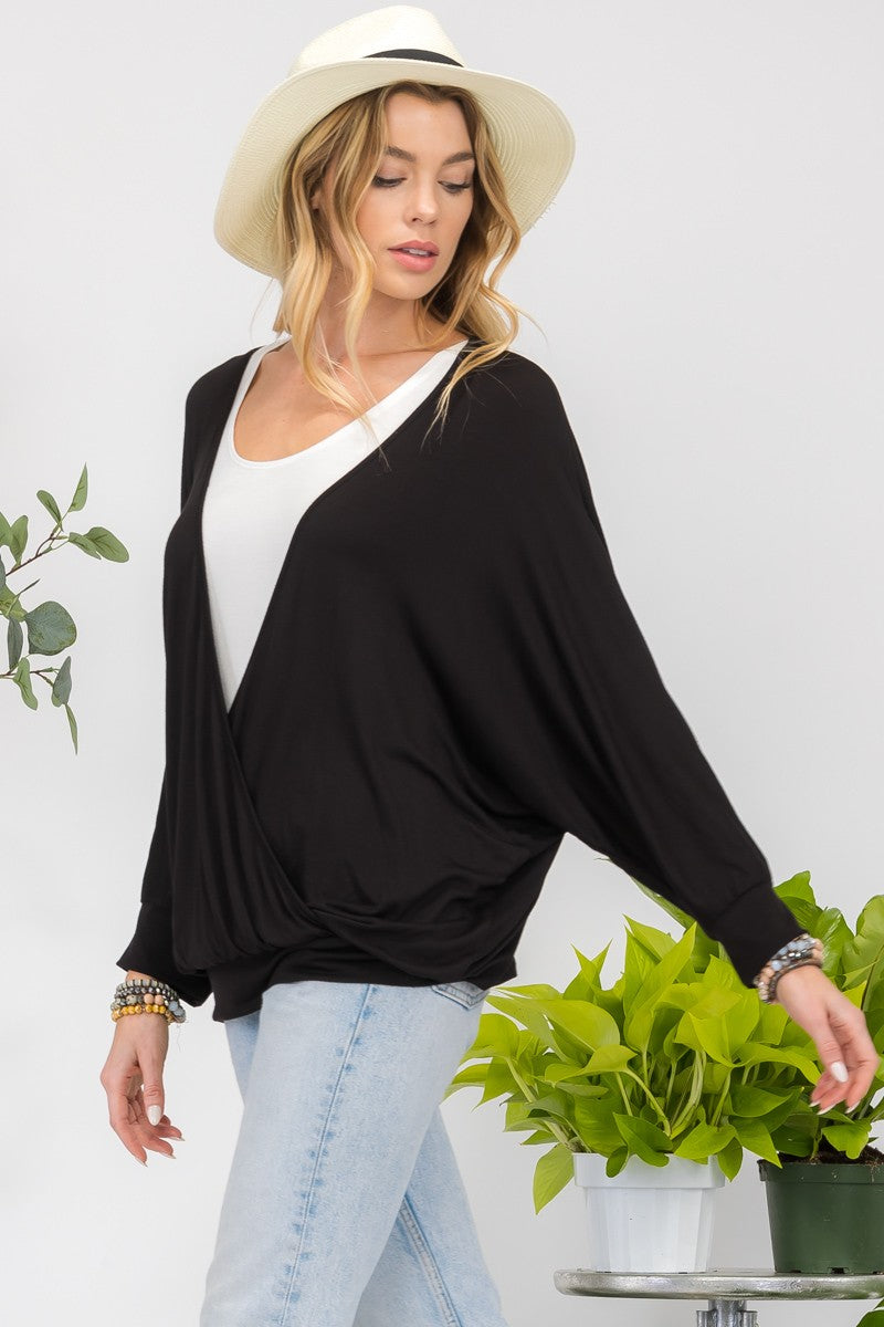 Celeste Full Size Contrast Round Neck Top with Two Layer Detail Apparel/Tops Celeste Ship from USA TikTok Tops Trendsi USPS Walmart Walmart Apparel Trendsi https://www.cyberehub.com
