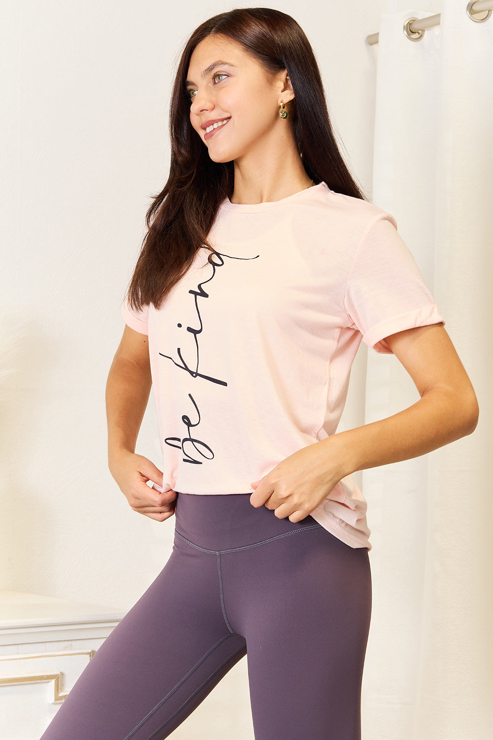 Simply Love BE KIND Graphic Round Neck T-Shirt Apparel/Tops Memorial Day Sale Ship from USA Simply Love TikTok Tops Trendsi USPS Walmart Walmart Apparel Trendsi https://www.cyberehub.com