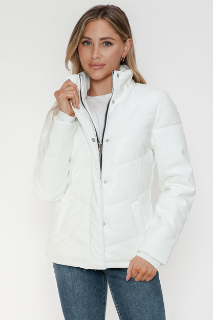 Snobbish Pocketed Zip Up Turtleneck Puffer Jacket Tops/Jackets/Sweaters Clothing Tops Ship from USA Snobbish TikTok Trendsi USPS Walmart Trendsi https://www.cyberehub.com
