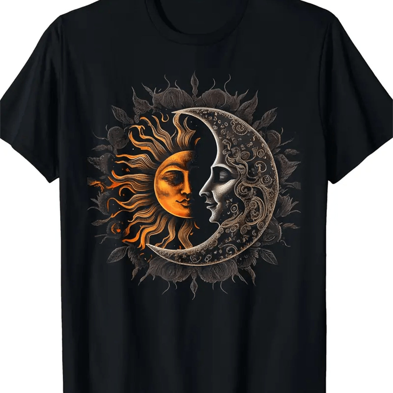 Men's Creative Tops, Casual Short Sleeved Round Neck T-shirts, Summer Outdoor Men's Clothing Black Apparel/Shirt/Graphic Shirt SNULLO https://www.cyberehub.com