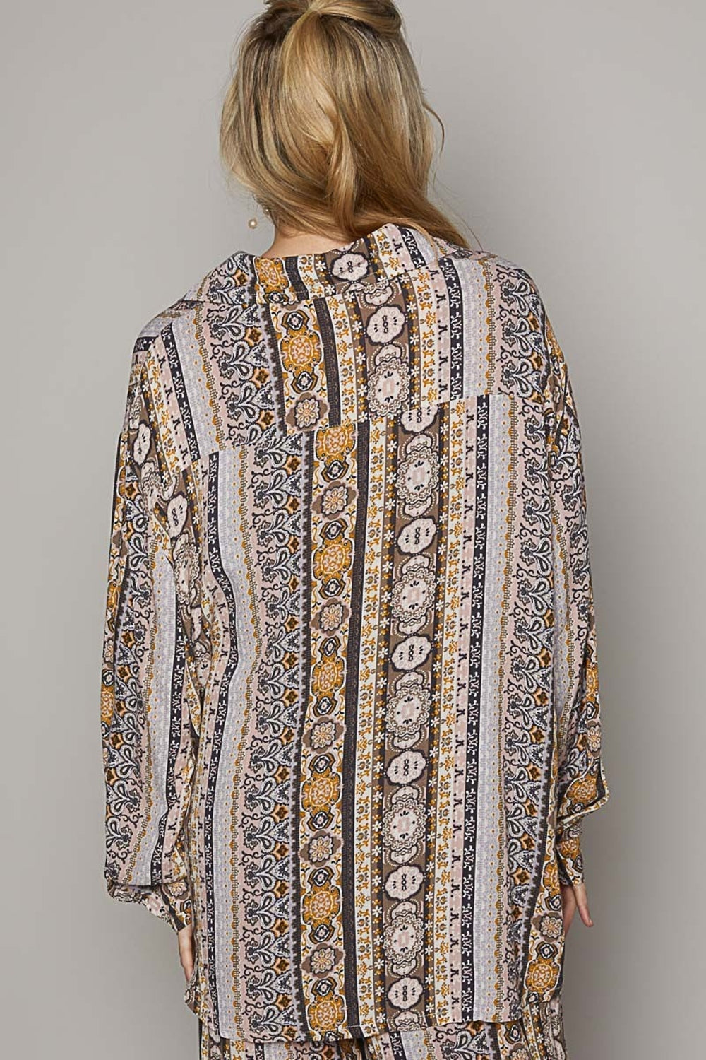 POL Long Sleeve Button Down Printed Shirt Apparel/Tops POL Ship from USA TikTok Tops Trendsi USPS Walmart Walmart Apparel Trendsi https://www.cyberehub.com